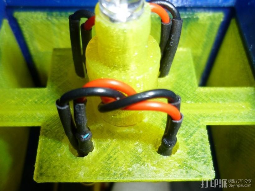 led 灯支架 3D打印模型渲染图