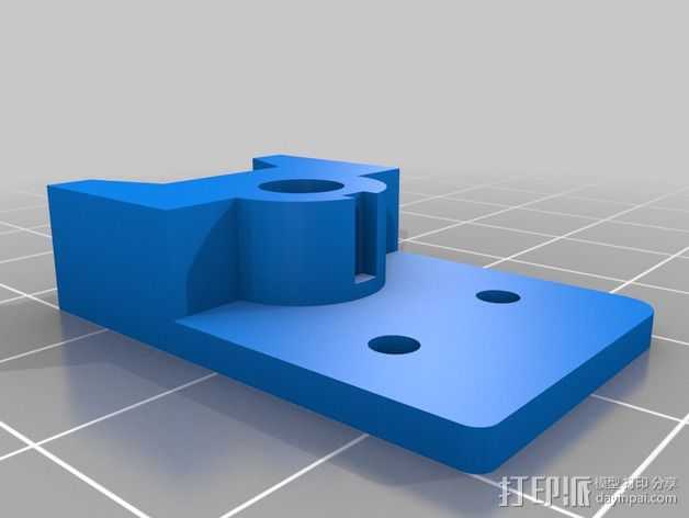  Prusa i3v适配器 3D打印模型渲染图