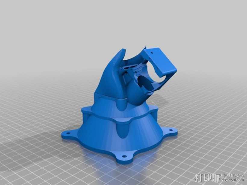 喷头风扇 通风导管 3D打印模型渲染图