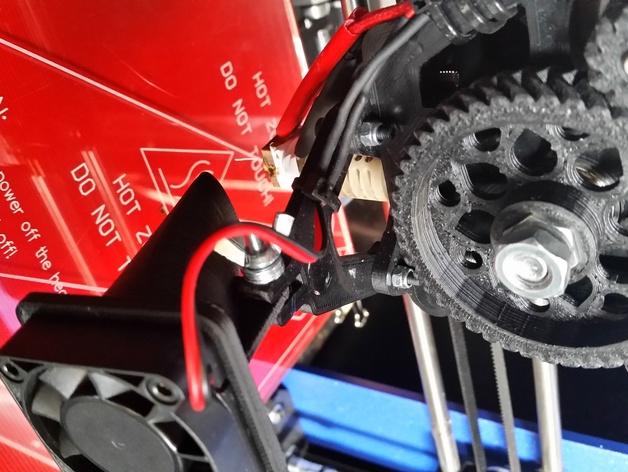 Prusa i3 打印机的风扇和风扇导管 风扇支架