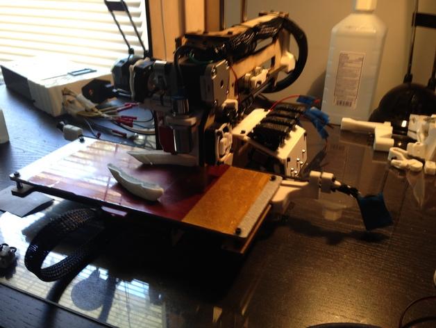 Printrbot Simple打印机的开关和LED显示屏支架