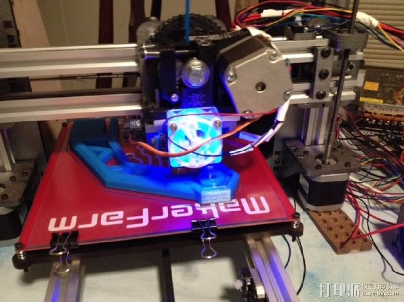 线材支撑器 3D打印模型渲染图