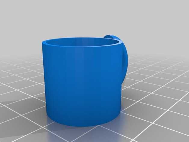 咖啡杯 3D打印模型渲染图