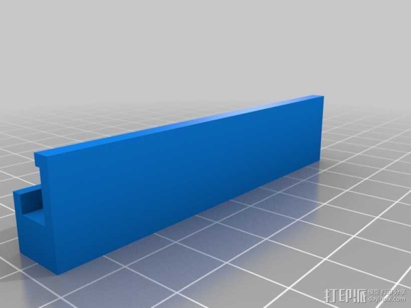 FlashForge creator 打印机玻璃板垫片 3D打印模型渲染图