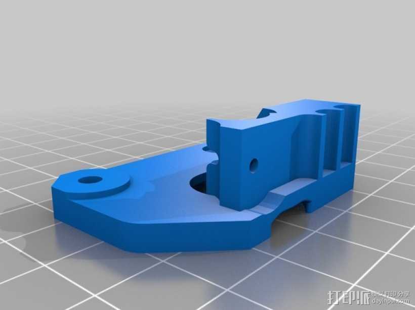 挤出器驱动线丝 3D打印模型渲染图
