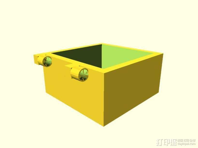 盒子 3D打印模型渲染图