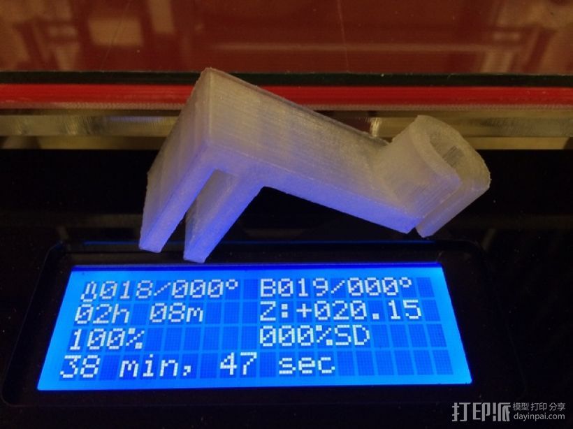 线材滤尘器 导环 3D打印模型渲染图