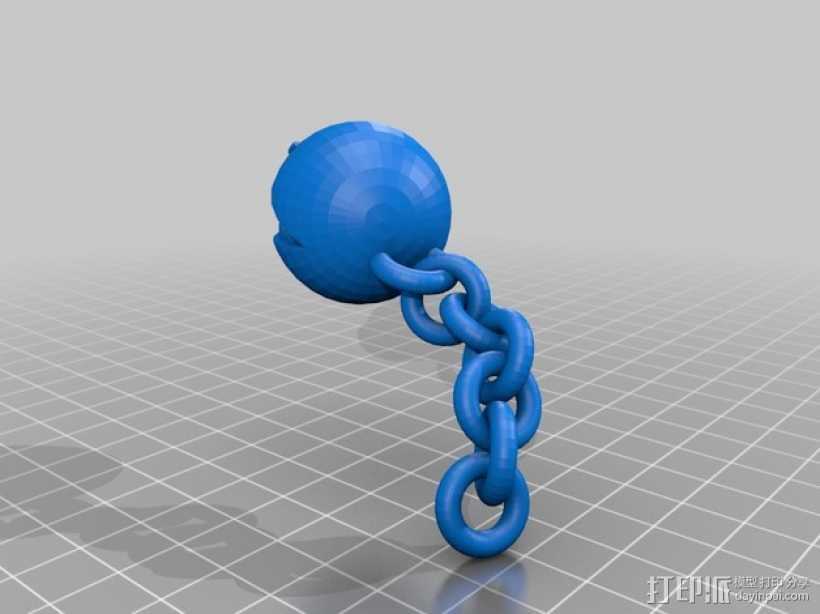 锁链 3D打印模型渲染图