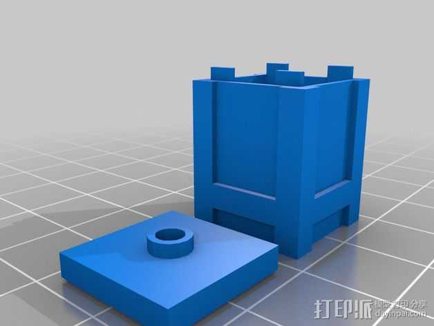 板条箱 3D打印模型渲染图