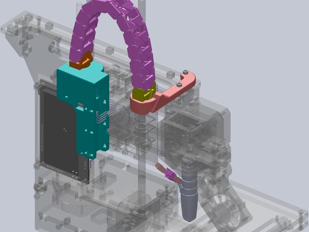 Printrbot Simple打印机的电缆收纳器