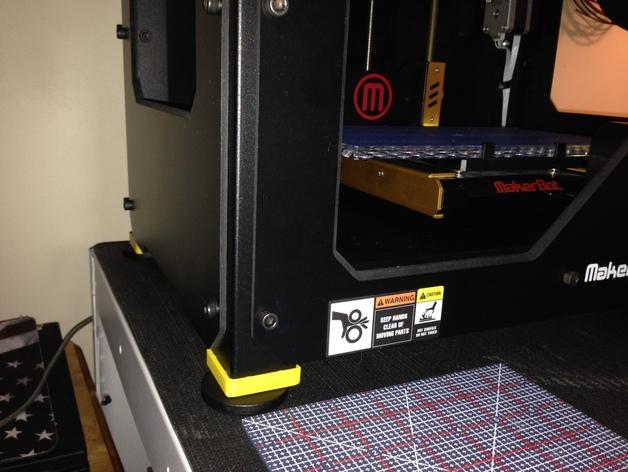 Makerbot Replicator 2/ 2X 打印機(jī)的底墊