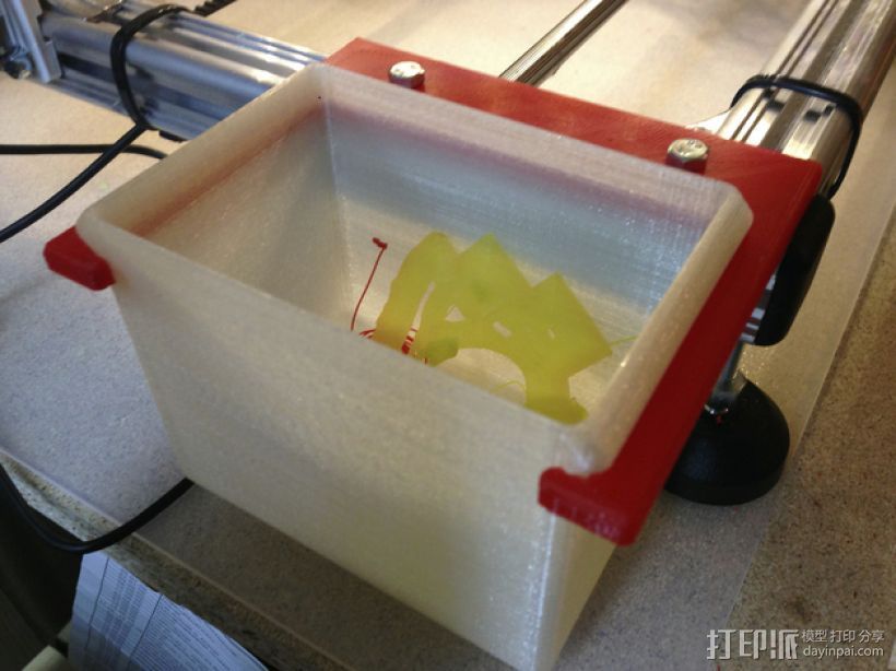 垃圾桶 3D打印模型渲染图