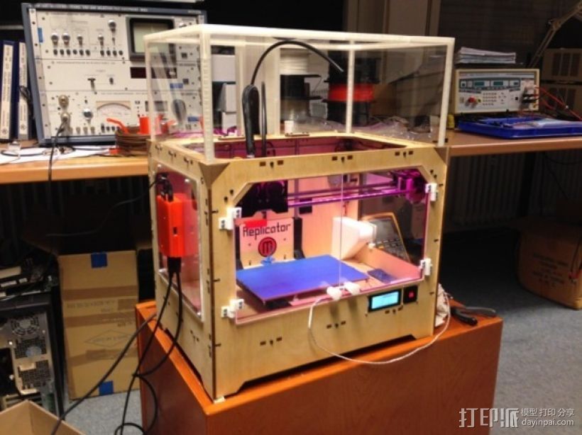 打印机外壳 3D打印模型渲染图