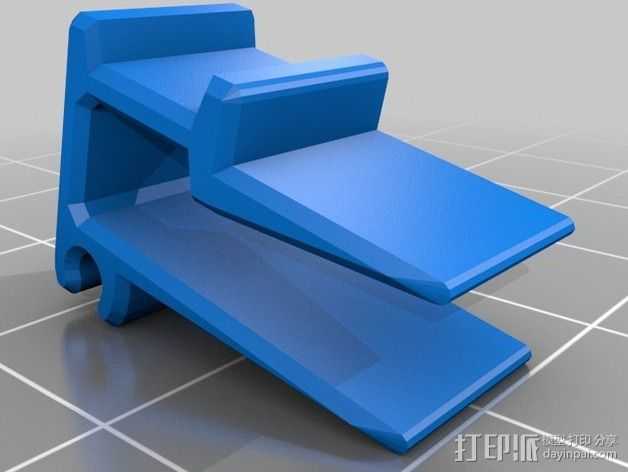 线丝夹 3D打印模型渲染图