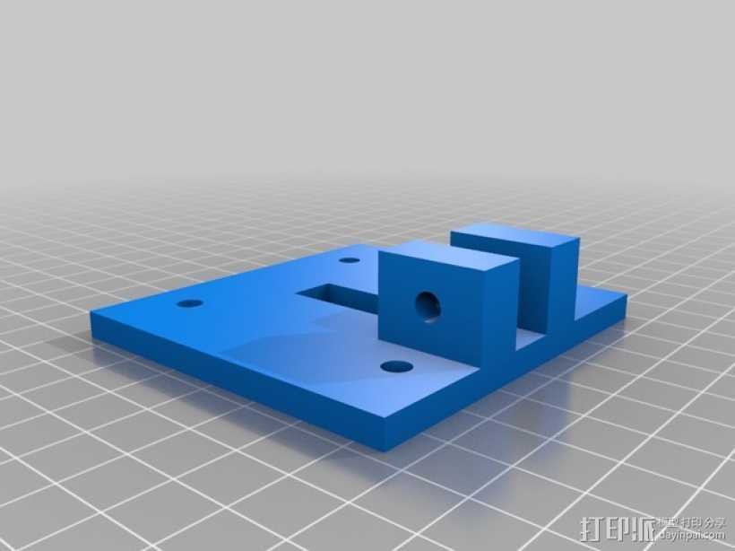 适配器 3D打印模型渲染图