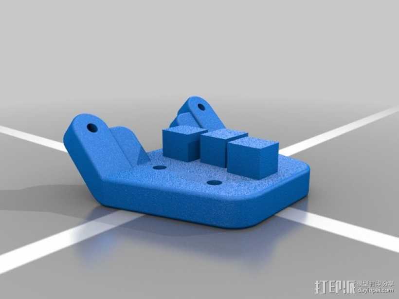 Kossel Mini适配器 3D打印模型渲染图