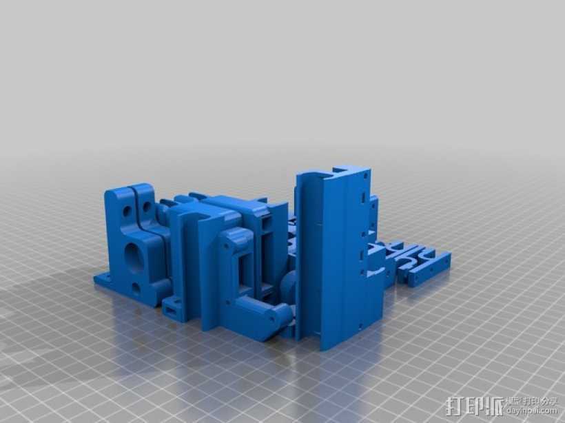 Prusa i3 板 3D打印模型渲染图