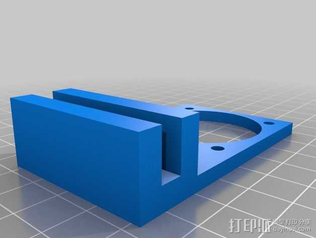冷风扇支架 3D打印模型渲染图