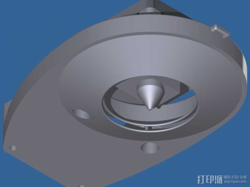 环形冷却器 3D打印模型渲染图