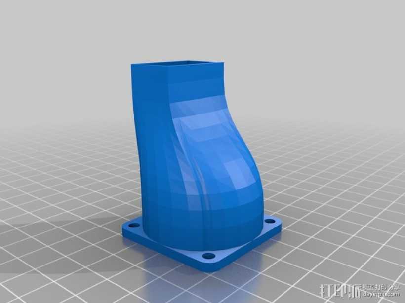 冷风机 3D打印模型渲染图