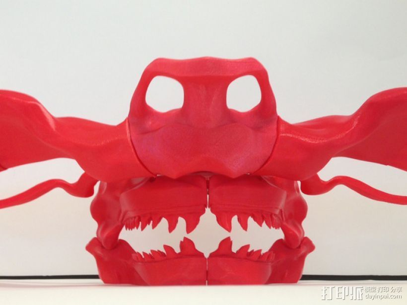 巴哈马锤头鲨头骨 3D打印模型渲染图