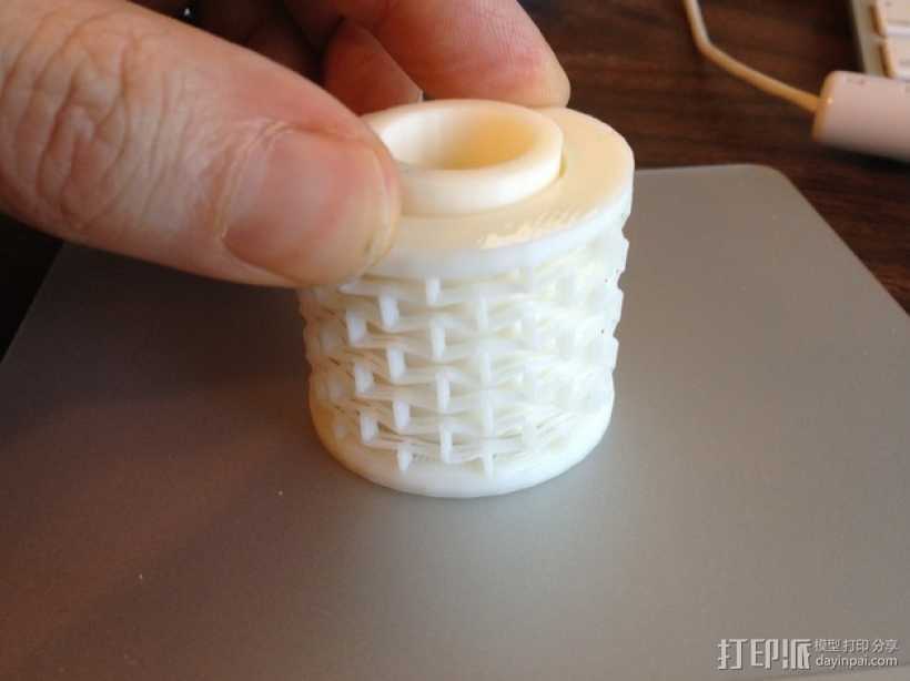 塑料弹簧 3D打印模型渲染图