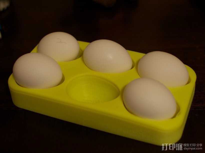 鸡蛋托盘模型 3D打印模型渲染图
