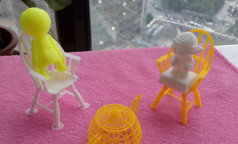 椅子 3D打印实物照片