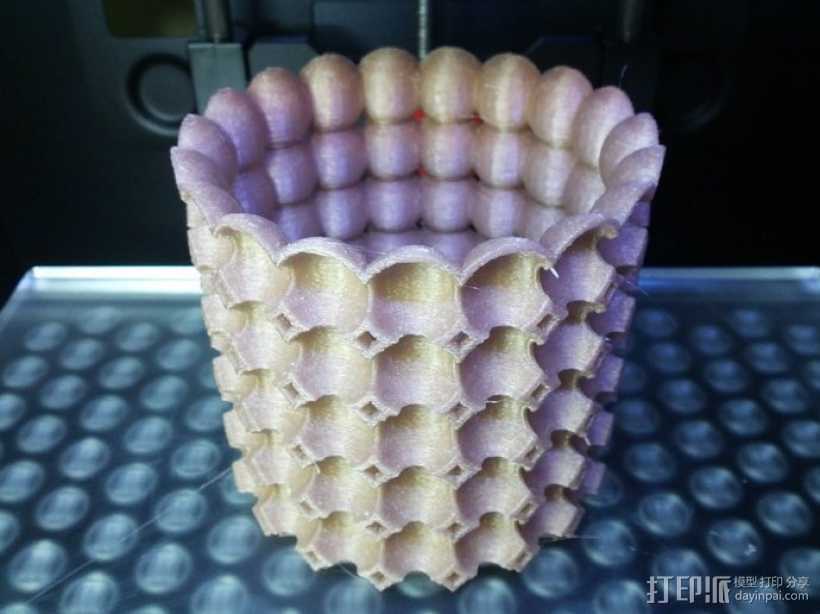 个性化花盆模型 3D打印模型渲染图