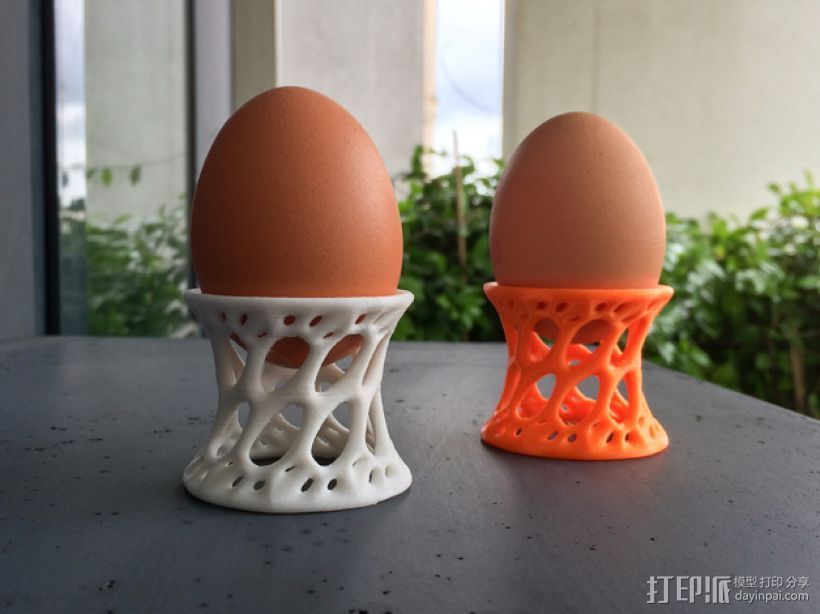 迷你镂空蛋托模型 3D打印模型渲染图