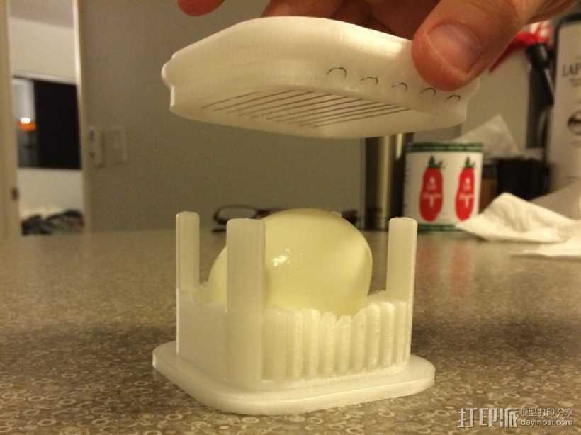 鸡蛋分切器模型 3D打印模型渲染图