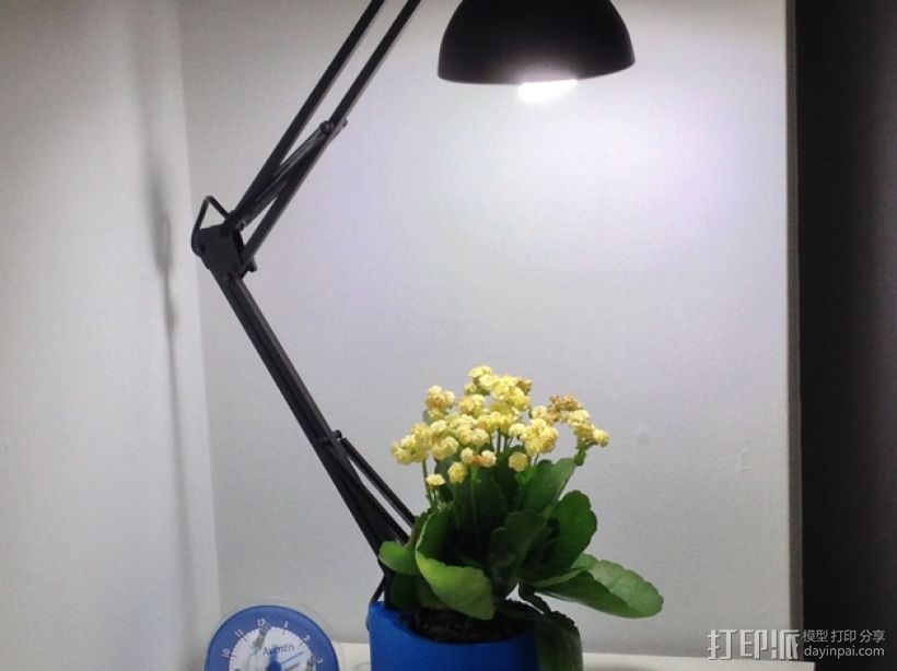花盆 -- 灯架 3D打印模型渲染图