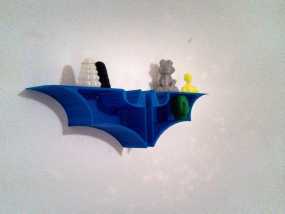 蝙蝠形壁挂式搁板