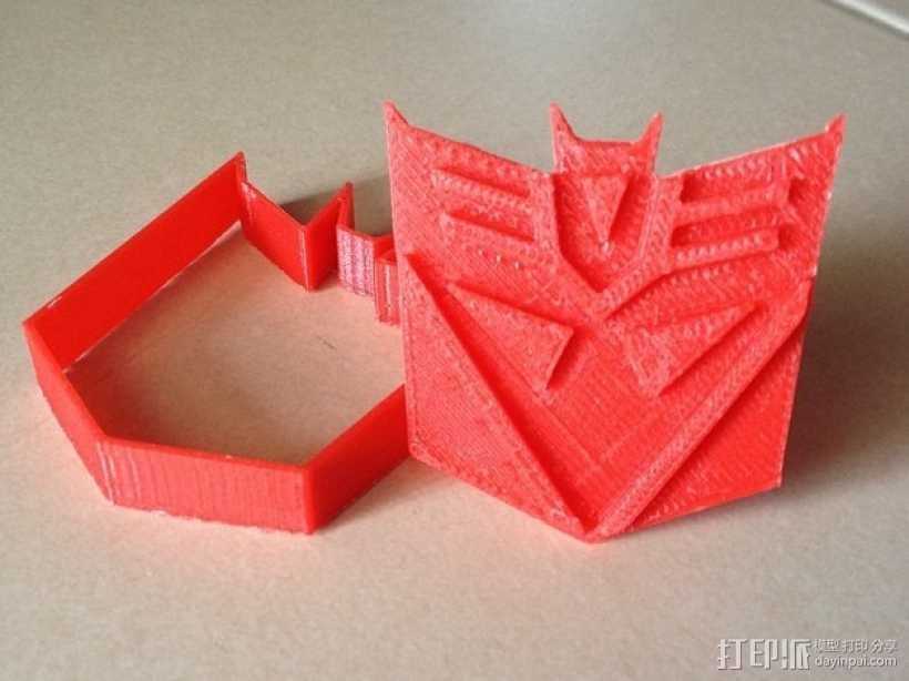 霸天虎饼干模具切割刀 3D打印模型渲染图