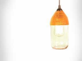 梅森玻璃罐制作的电灯