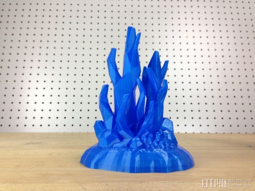 装饰品：珊瑚礁 3D打印模型渲染图