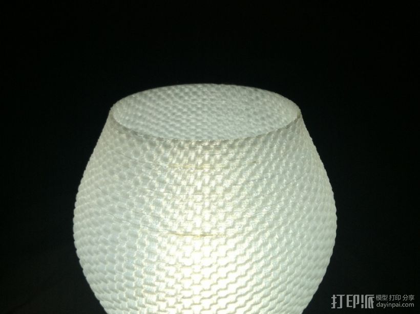 滚花形圆形花瓶 3D打印模型渲染图