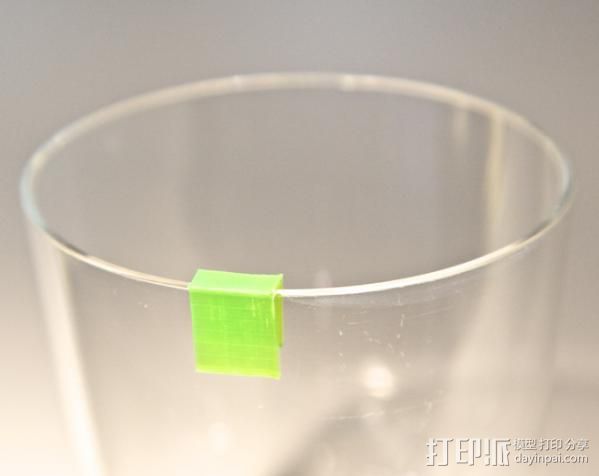 个性化水杯标签 3D打印模型渲染图