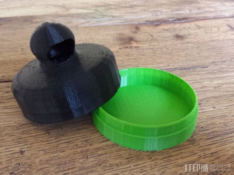 防水烟灰缸 3D打印模型渲染图