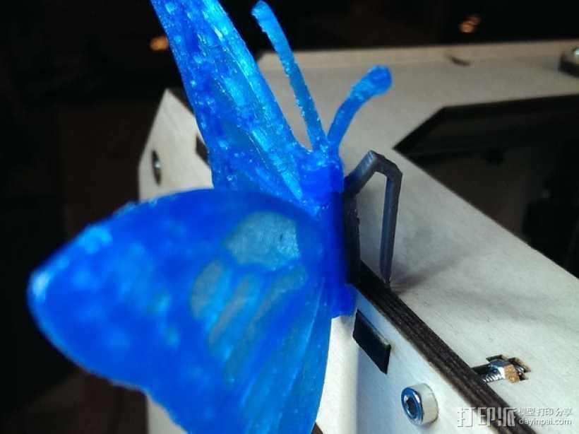 蝴蝶挂钩 3D打印模型渲染图