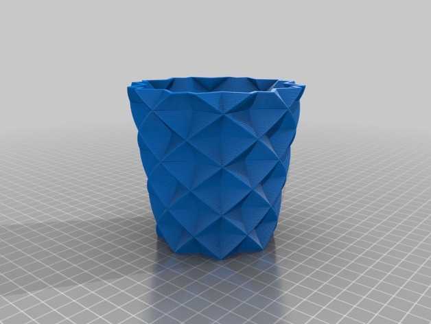 方杯 方瓶 3D打印模型渲染图