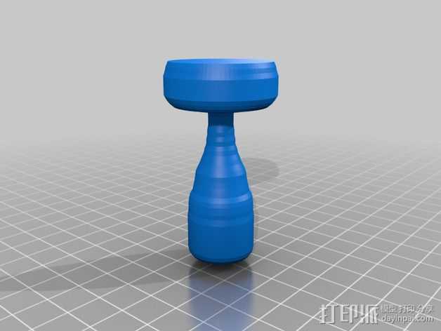 咖啡压粉器  3D打印模型渲染图