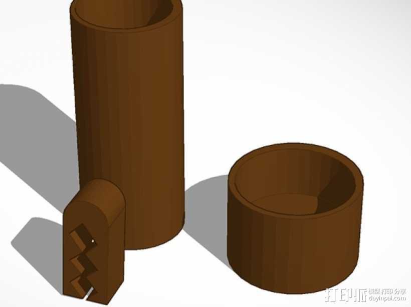 咖啡罐 袋装咖啡夹 3D打印模型渲染图