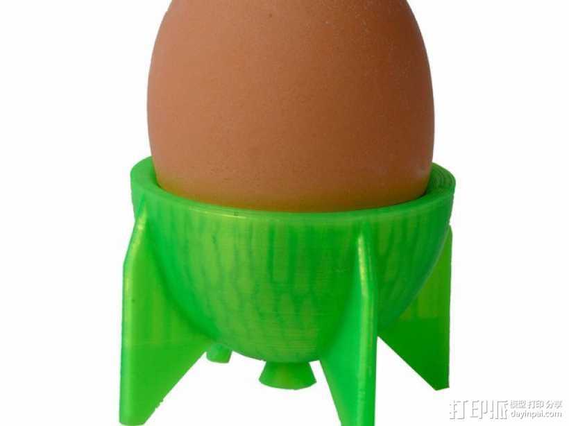 鸡蛋杯 3D打印模型渲染图