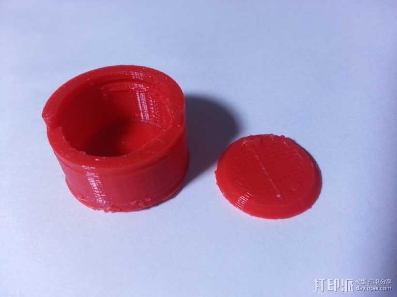 定制化圆柱形容器 3D打印模型渲染图