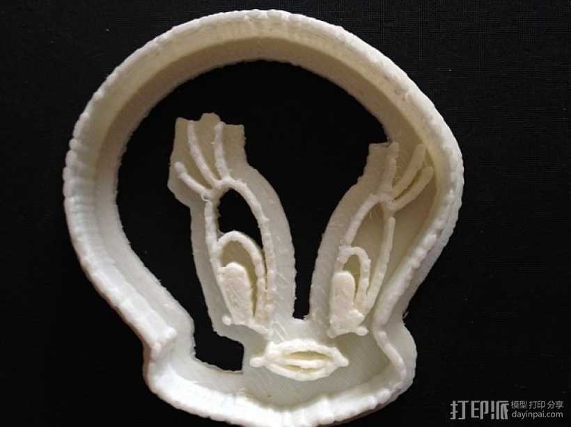 翠迪鸟 饼干模具 3D打印模型渲染图