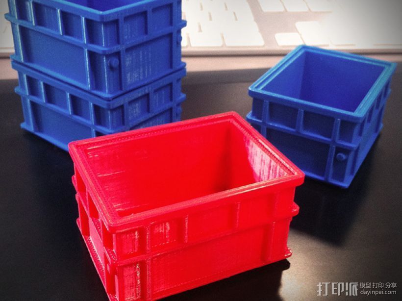 可堆叠小盒 3D打印模型渲染图