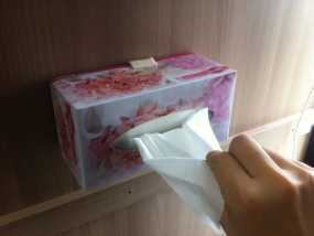 面巾纸盒固定架