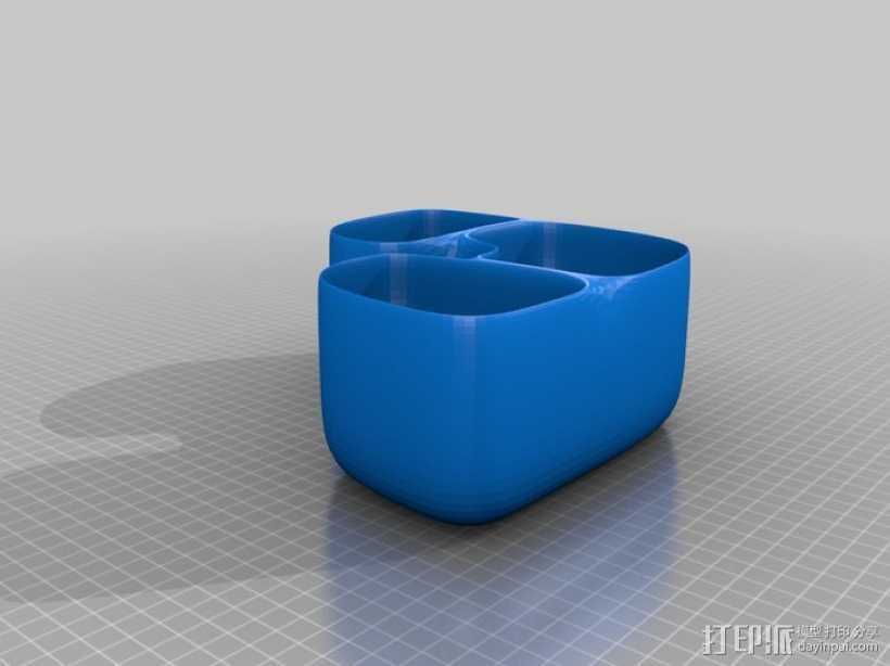 花盆#5 3D打印模型渲染图