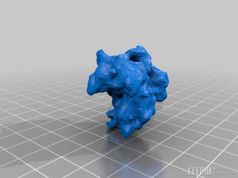 拓扑异构酶  3D打印模型渲染图